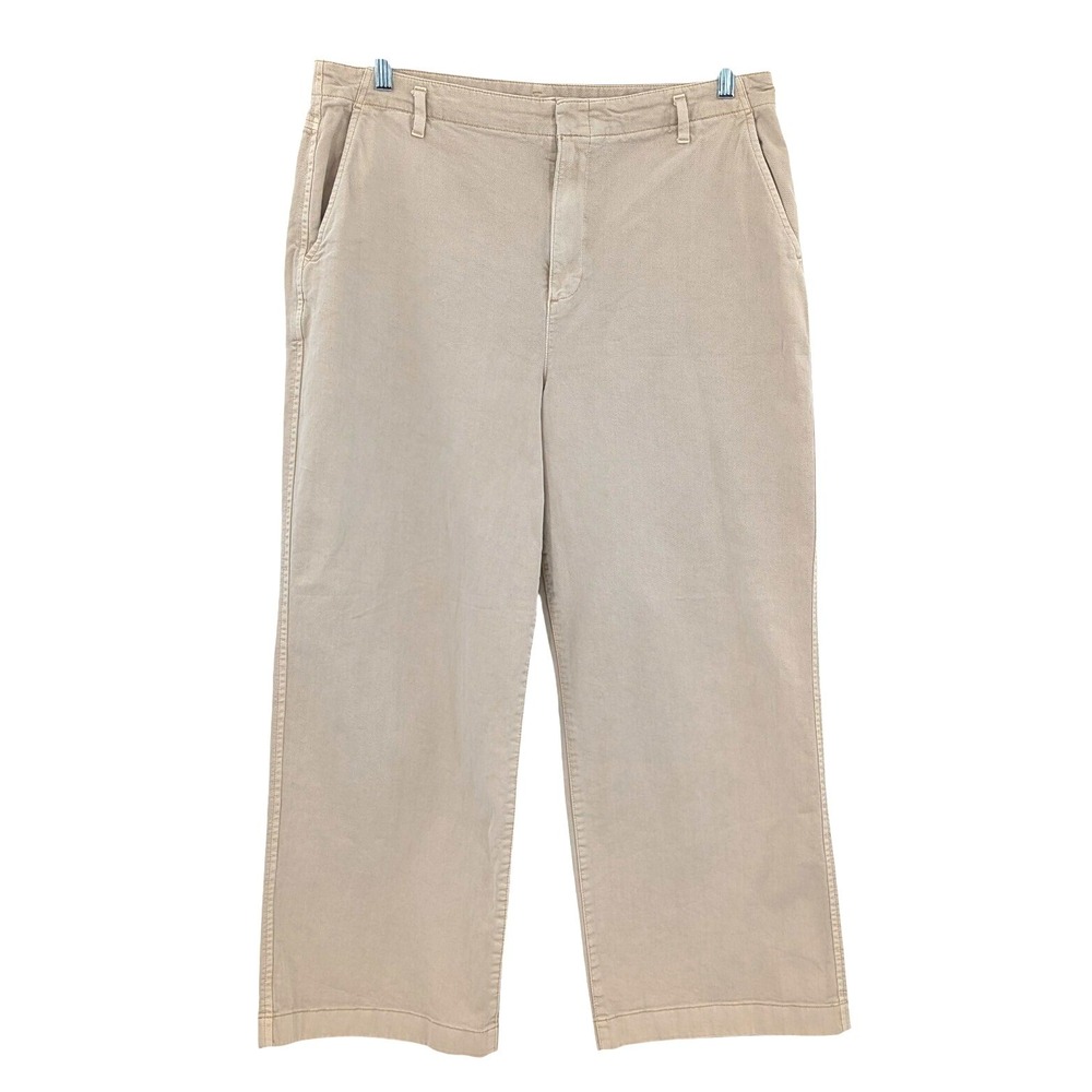 GAP Khaki Pants Cotton Straight Leg Beige Casual‎ Classic Women's 16